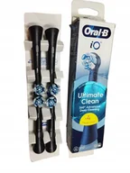 Końcówki do szczoteczek elektrycznych - Oral-B iO Ultimate Clean Black replacement brushes, black, 4 pcs. - miniaturka - grafika 1
