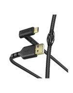 Kable komputerowe i do monitorów - Hama Kabel USB 2.0 Data Stand Micro 1,5M czarny - miniaturka - grafika 1