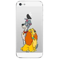 Etui i futerały do telefonów - ERT GROUP etui na telefon Apple Iphone 5/5S/SE, case oryginalny i oficjalnie licencjonowany przez Disney, wzór Lady and the Tramp 003, optymalnie dopasowane, plecki z TPU częściowo przeźroczyste - miniaturka - grafika 1