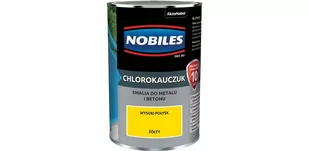 Nobiles Emalia chlorokauczukowa Nobiles do metalu i betonu żółta 0,9 l 5588225 - Emalie - miniaturka - grafika 1