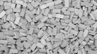 Akcesoria i części modelarskie - Cegła RF - Mix szarych (4000 sztuk) - miniaturka - grafika 1