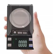 Wagi specjalistyczne - ELEKTRONICZNA WAGA JUBILERSKA 50g/0.001g PRZENOŚNA - miniaturka - grafika 1