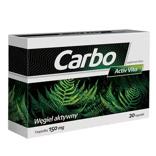 Carbo Activ Vita x20 kapsułek - Układ pokarmowy - miniaturka - grafika 1