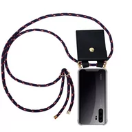 Etui i futerały do telefonów - Łańcuszek Pokrowiec Do Huawei P30 PRO w NIEBIESKO CZERWONO BIAŁY W KROPKI Etui Obudowa Case Cover Ochronny Cadorabo - miniaturka - grafika 1