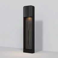 Lampy ogrodowe - Porte H68 lampa ogrodowa LED 7W 3000K czarne drewno O481FL-L7BWD3K - miniaturka - grafika 1