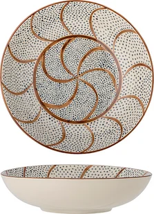 Misa Heikki 32 cm brązowo-niebieska - Miski i półmiski - miniaturka - grafika 1