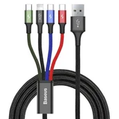 Kable USB - Baseus Kabel 4w1 1,2m 1xMicro 1xLightn 2xUSB-C B01 kabel_20190722154224 - miniaturka - grafika 1