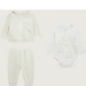 Dresy i komplety dla dziewczynek - Guess Komplet | Regular Fit - miniaturka - grafika 1