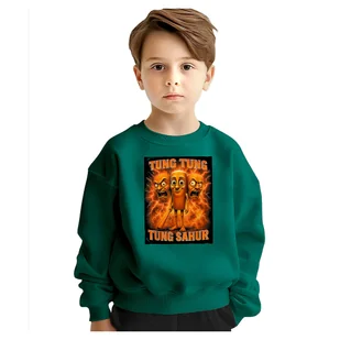 BLUZA DZIECIĘCA ITALIAN BRAINROT TUNG SAHUR 146-152 DLA CHŁOPCA DZIEWCZYNKI - Bluzy dla dziewczynek BLUZA DZIECIĘCA ITALIAN BRAINROT TUNG SAHUR 146-152 DLA CHŁOPCA DZIEWCZYNKI - Bluzy dla dziewczynek - miniaturka - grafika 1