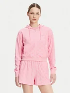 Bluzy damskie - Guess Bluza V5GQ00 KCT02 Różowy Regular Fit - miniaturka - grafika 1