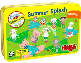 Gra magnetyczna Basenowe Party 5+ Haba - Gry planszowe - miniaturka - grafika 1