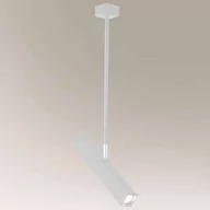 Lampy sufitowe - Shilo Plafon LAMPA sufitowa MITSUMA 7881 prostokątna OPRAWA metalowa regulowana biała 7881 - miniaturka - grafika 1