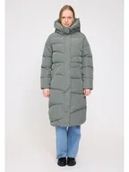 Kurtki damskie - MAZINE Płaszcz zimowy w kolorze zielonym - miniaturka - grafika 1
