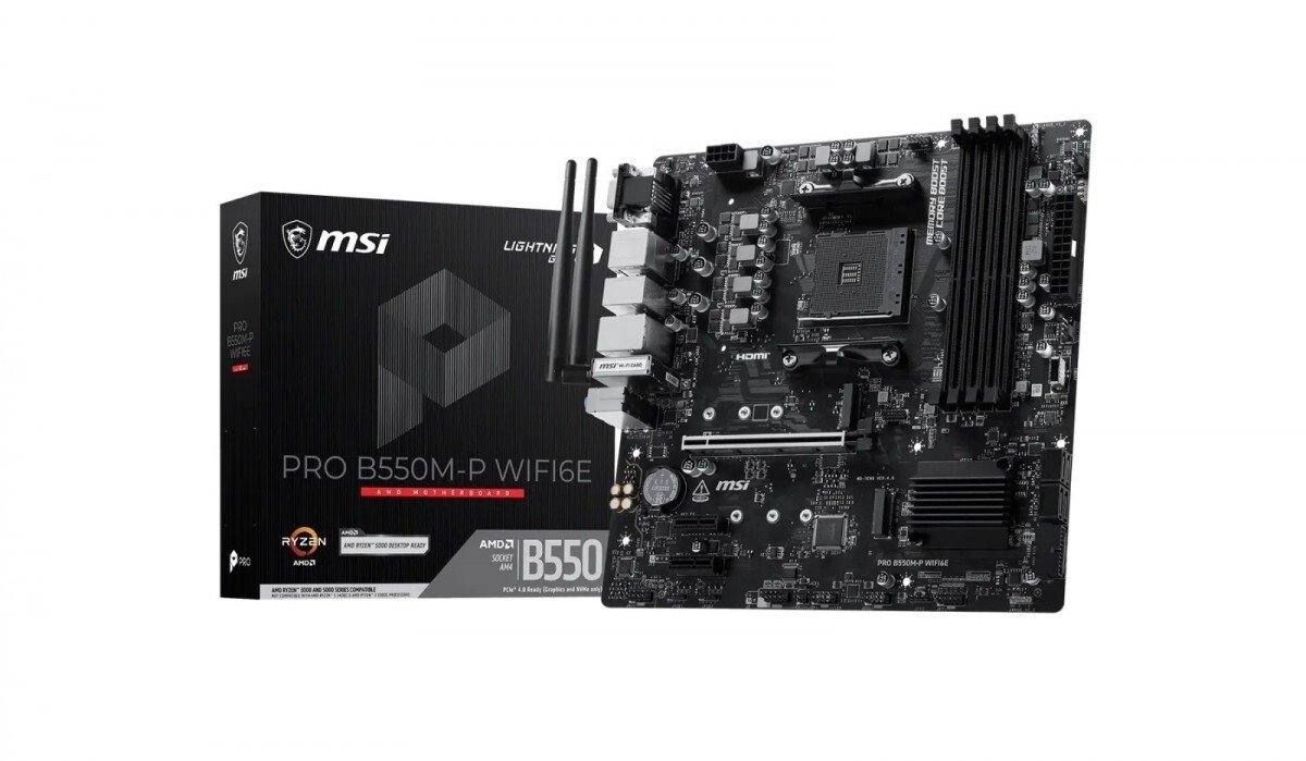 MSI B550M-P WiFi6E B550 AM4 mATX 7C95-202R