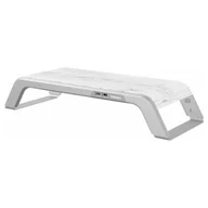 Akcesoria do monitorów - Fellowes Podstawa pod monitor Hana biała 8064201 - miniaturka - grafika 1