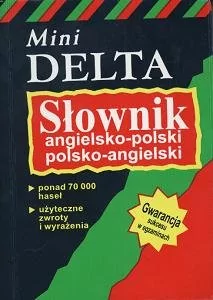 Delta W-Z Oficyna Wydawnicza Słownik angielsko polski polsko angielski Mini Delta - Elżbieta Mizera - Książki do nauki języka angielskiego - miniaturka - grafika 1