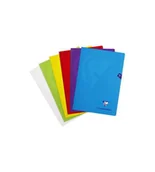 Pozostałe książki - Clairefontaine Clairefontaine mimesys 303165 C notatnik z polipropylenu 96 stron w linie z marginesem 90 g A4 kolor losowy 303165C - miniaturka - grafika 1