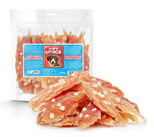 Filet kurczak Happet GM34 miękki z serem 500g - Przysmaki dla psów - miniaturka - grafika 1