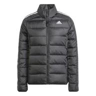 Kurtki damskie - Kurtka damska adidas ESSENTIALS 3-STRIPES LIGHT DOWN czarna HZ5726-L - miniaturka - grafika 1