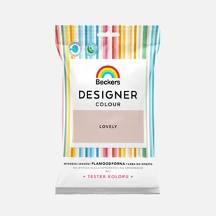 Farba lateksowa Beckers Designer Colour TESTER Lovely 0,05 l - Farby wewnętrzne - miniaturka - grafika 1