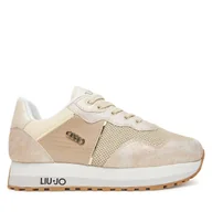 Buty dla dziewczynek - Sneakersy Liu Jo 4A5307 TX470 S Beżowy - miniaturka - grafika 1