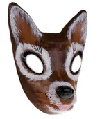 Dodatki do strojów karnawałowych - Maska Ręcznie Robiona Sarna MR46BZ - miniaturka - grafika 1