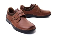Półbuty męskie - RIEKER 05358-25 brown, półbuty męskie - Rieker - miniaturka - grafika 1
