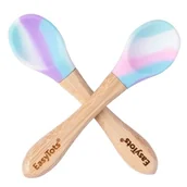 Śliniaki i fartuszki - EasyTots - 2 łyżeczki silikonowo-bambusowe UNICORN - miniaturka - grafika 1