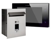 Wideodomofony - Wideodomofon cyfrowy Vidos S1401D-SKP M1021B-2 z szyfratorem - miniaturka - grafika 1