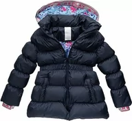Kurtki i płaszcze dla dziewczynek - Replay Dziewczęca kurtka zimowa pikowana z kapturem, 576 Dark Blue, 16 Lata - miniaturka - grafika 1