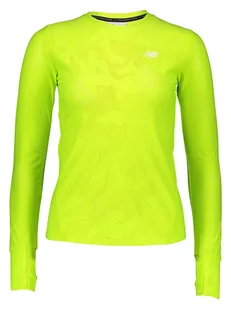 New Balance Koszulka "Q Speed" w kolorze żółtym do biegania - Koszulki sportowe damskie - miniaturka - grafika 1