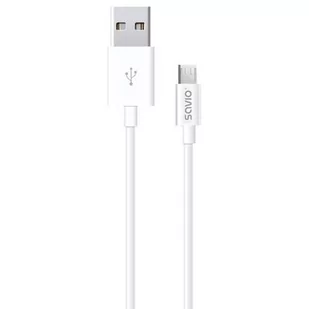 Savio Kabel USB Micro USB 2m - Kable USB - miniaturka - grafika 1