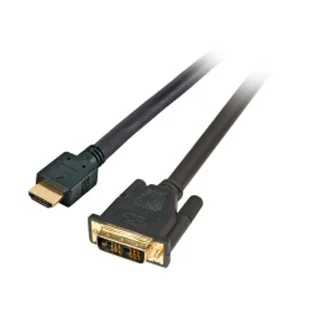 EFB Elektronik K5432SW.1 adapter kablowy 20 m HDMI Typu A (Standard) DVI Czarny - Adaptery i przejściówki - miniaturka - grafika 1