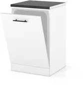 Fronty meblowe - Front Do Zabudowy Zmywarki 60cm Szafka Kuchenna Spremium Biały Mat - miniaturka - grafika 1