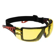 Okulary ochronne - PORTWEST PS11 OKULARY TECH LOOK PLUS; BURSZTYN - miniaturka - grafika 1