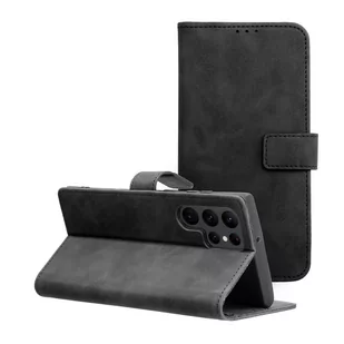 Forcell pokrowiec etui z klapką na magnes Tender Book czarne do SAMSUNG Galaxy S22 Ultra - Etui i futerały do telefonów - miniaturka - grafika 1