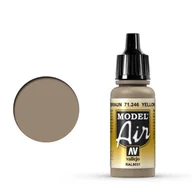 Kolejki i akcesoria - Vallejo Farba akrylowa Model Air - Yellow Brown RAL8031 / 17ml Vallejo 71246 - miniaturka - grafika 1