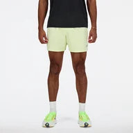 Spodenki męskie - Spodenki męskie New Balance MS41286LLT  żółte - miniaturka - grafika 1