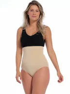 Body - MAGIC Bodyfashion Damskie figi modelujące Comfort Waistnipper Brief Kobiety Sztuczne włókno beżowy jednolity, L - miniaturka - grafika 1
