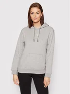 Bluzy damskie - adidas Bluza adicolor Essentials Fleece HF7504 Szary Regular Fit - miniaturka - grafika 1