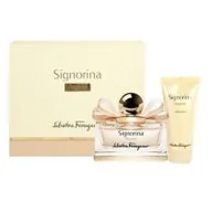 Zestawy perfum damskich - Salvatore Ferragamo Salvatore Ferragamo Signorina Eleganza zestaw Edp 50ml + 100ml Balsam dla kobiet - miniaturka - grafika 1