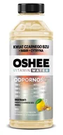 Napoje energetyczne i izotoniczne - Oshee Vitamin Water Napój niegazowany o smaku kwiatów czarnego bzu imbiru i cytryny 555 ml - miniaturka - grafika 1