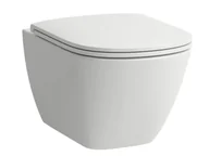 Miski WC - Zestaw LUA ADVANCED Miska podwieszana WC LUA ADVANCED rimless + deska wc SLIM wolnoopadająca (Laufen Pro) - miniaturka - grafika 1