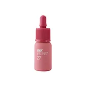 Błyszczyki do ust - Peripera Ink The Velvet Lip Tint in 27 Strawberry Nude Matowy tint do ust w mleczko-truskawkowym odcieniu - miniaturka - grafika 1