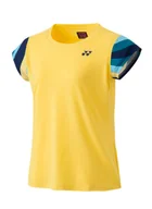Koszulki sportowe damskie - Koszulka damska Yonex  Women's Crew Neck Shirt 20754 Soft Yellow XL - miniaturka - grafika 1