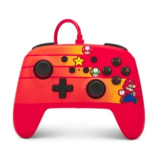 Kontroler PowerA Enhanced Wired pro Nintendo Switch – Speedster Mario (1526539-01) - Akcesoria do Nintendo - miniaturka - grafika 1