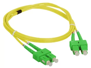 Patch cord SM SC/APC-SC/APC duplex 9/125 1.0m ALANTEC - ALANTEC - Kable światłowodowe - miniaturka - grafika 1