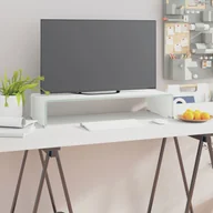 Akcesoria do monitorów - vidaXL Podstawka pod monitor telewizor szklana 70x30x13 cm 244144 - miniaturka - grafika 1