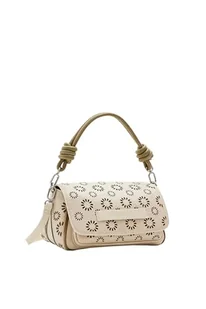 Desigual Women's BOLS_AMORINA 24 TRO Accessories PU Across Body Bag, biała, biały - Torebki damskie - miniaturka - grafika 1