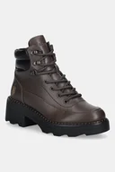 Botki damskie - U.S. Polo Assn. workery HANNAH001 damskie kolor brązowy na słupku lekko ocieplone HANNAH001W/EY1 - miniaturka - grafika 1